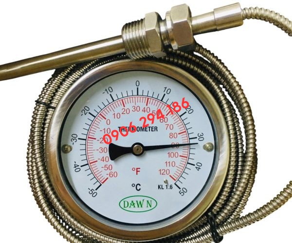 ĐỒNG HỒ ĐO NHIỆT ĐỘ DÂY DAWN T210 (-50)-50⁰C