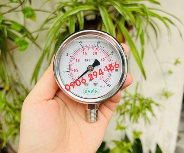 ĐỒNG HỒ ĐO ÁP SUẤT DAWN  P254 63A 35BAR