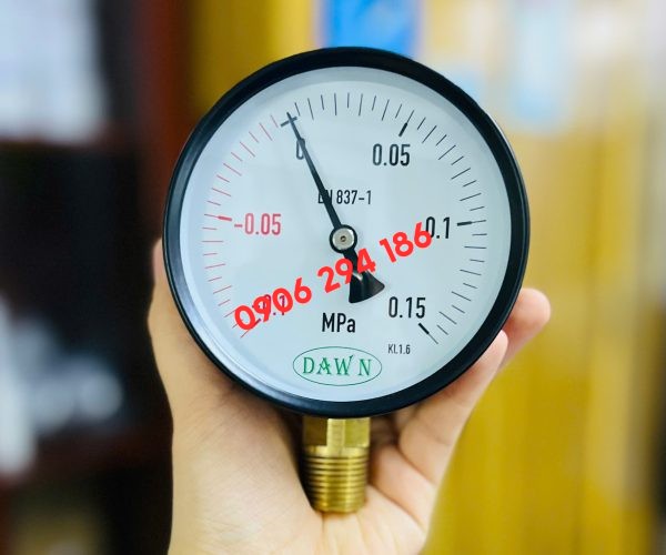 ĐỒNG HỒ ÁP SUẤT DAWN P110 100A -0.1-0.15MPA