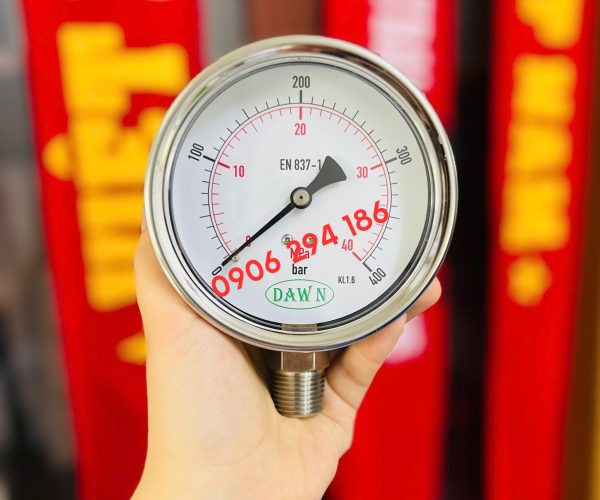 ĐỒNG HỒ ÁP SUẤT DAWN P254 100A 400BAR