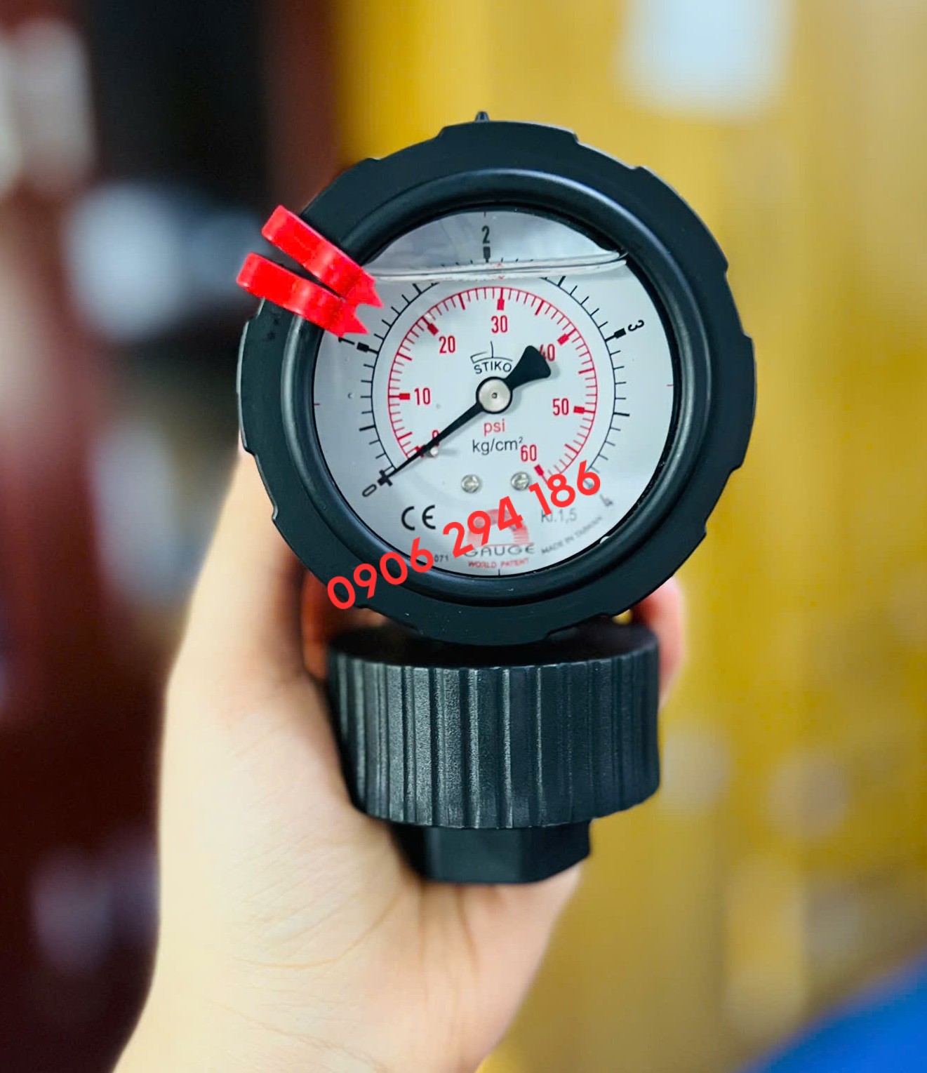 ĐỒNG HỒ ÁP SUẤT SAFE GAUGE VỎ NHỰA