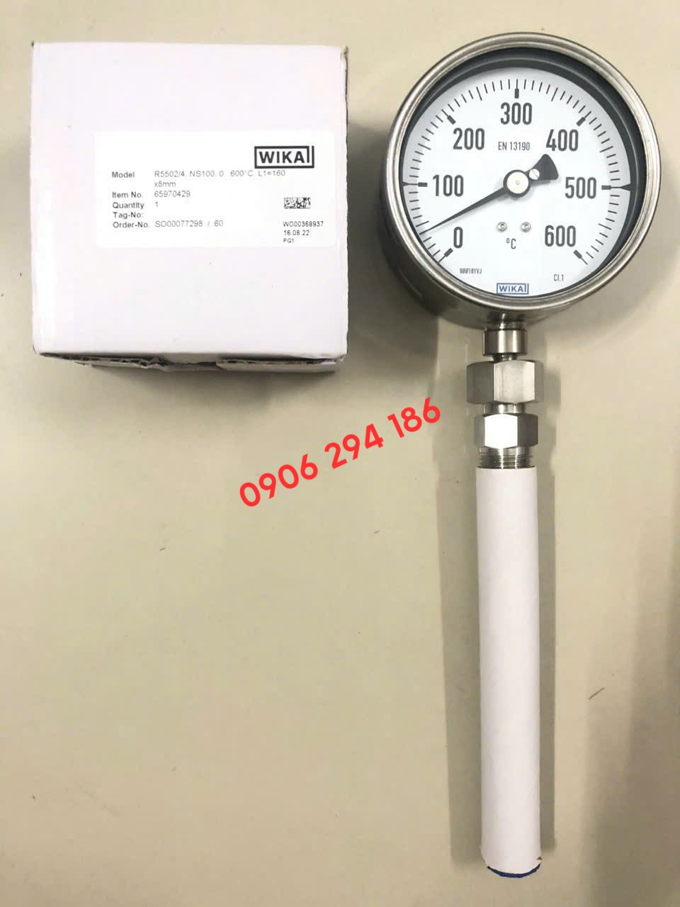 ĐỒNG HỒ NHIỆT ĐỘ WIKA R52.100 CHÂN ĐỨNG