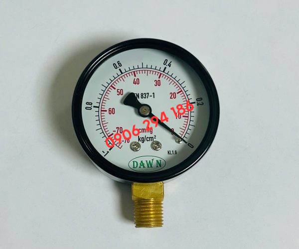 ĐỒNG HỒ ĐO ÁP SUẤT DAWN P110 63A -1-0KG/CM2