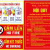 BỘ NỘI QUY TIÊU LỆNH PCCC