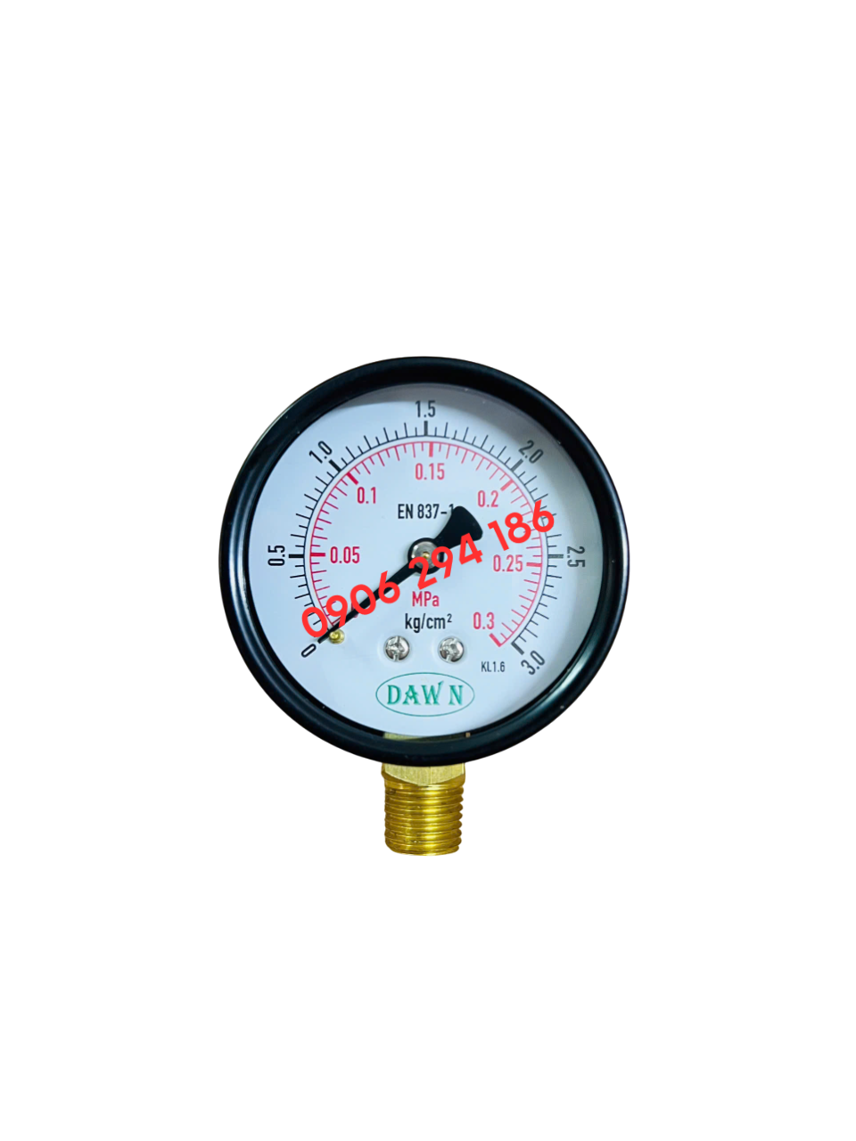 ĐỒNG HỒ ĐO ÁP SUẤT DAWN P110 63A 3KG/CM2