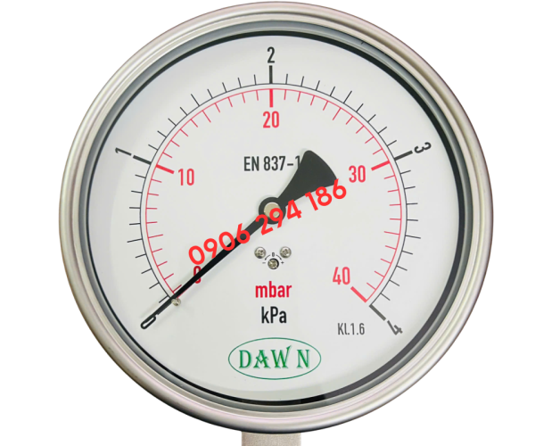 ĐỒNG HỒ ĐO ÁP SUẤT THẤP DAWN P252 150A 4KPA