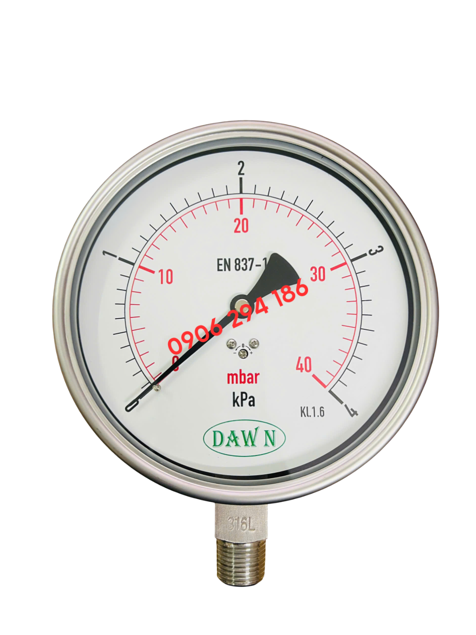 ĐỒNG HỒ ĐO ÁP SUẤT THẤP DAWN P252 150A 4KPA