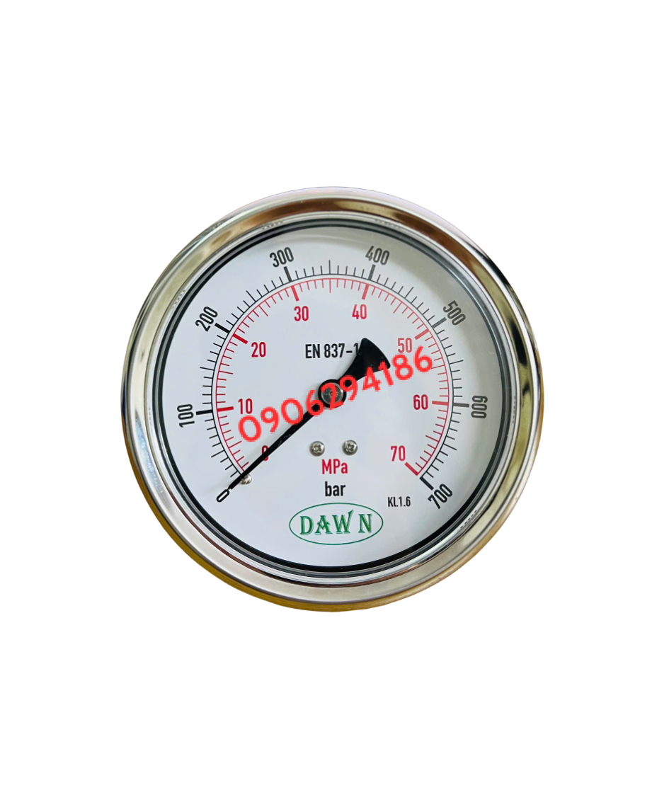 ĐỒNG HỒ ĐO ÁP SUẤT DAWN P254 100B 700BAR