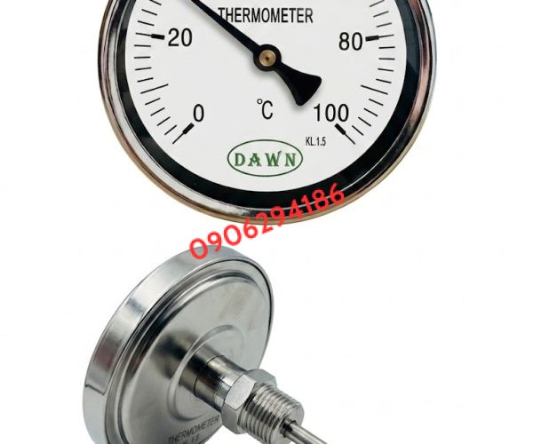 ĐỒNG HỒ ĐO NHIỆT ĐỘ DAWN T401 100B 0-100oC L60 CHÂN SAU