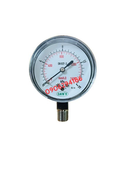 ĐỒNG HỒ ÁP SUẤT THẤP DAWN P440 63A 16KPA