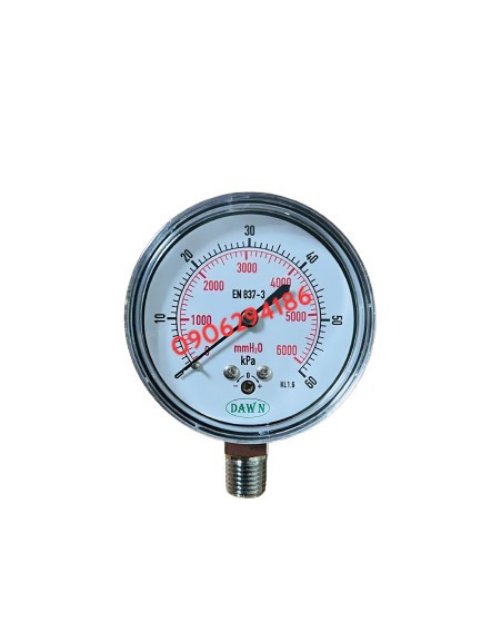 ĐỒNG HỒ ÁP SUẤT THẤP DAWN P440 63A 60KPA