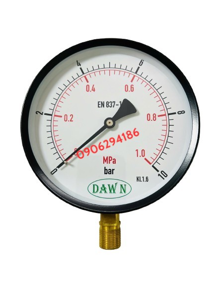 ĐỒNG HỒ ÁP SUẤT DAWN P110 150A 10BAR REN M20X1.5