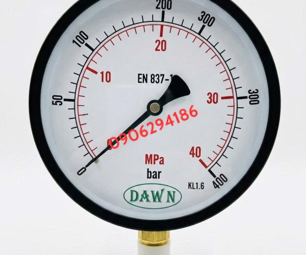 ĐỒNG HỒ ĐO ÁP SUẤT DAWN P110 150A 0-400BAR REN M20X1.5