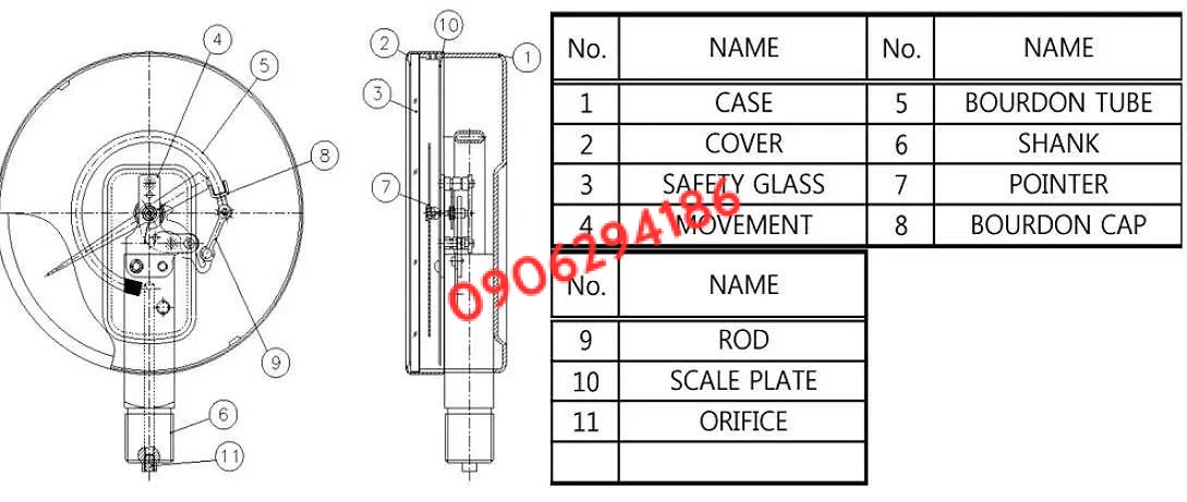 Đồng Hồ Đo Áp Suất 3 Kim Chính Hãng | Chính Xác, Bền Bỉ & Giá Tốt