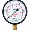 ĐỒNG HỒ ÁP SUẤT DAWN CHÂN ĐỨNG P110 100A 1KG/CM2 REN 3/8PT