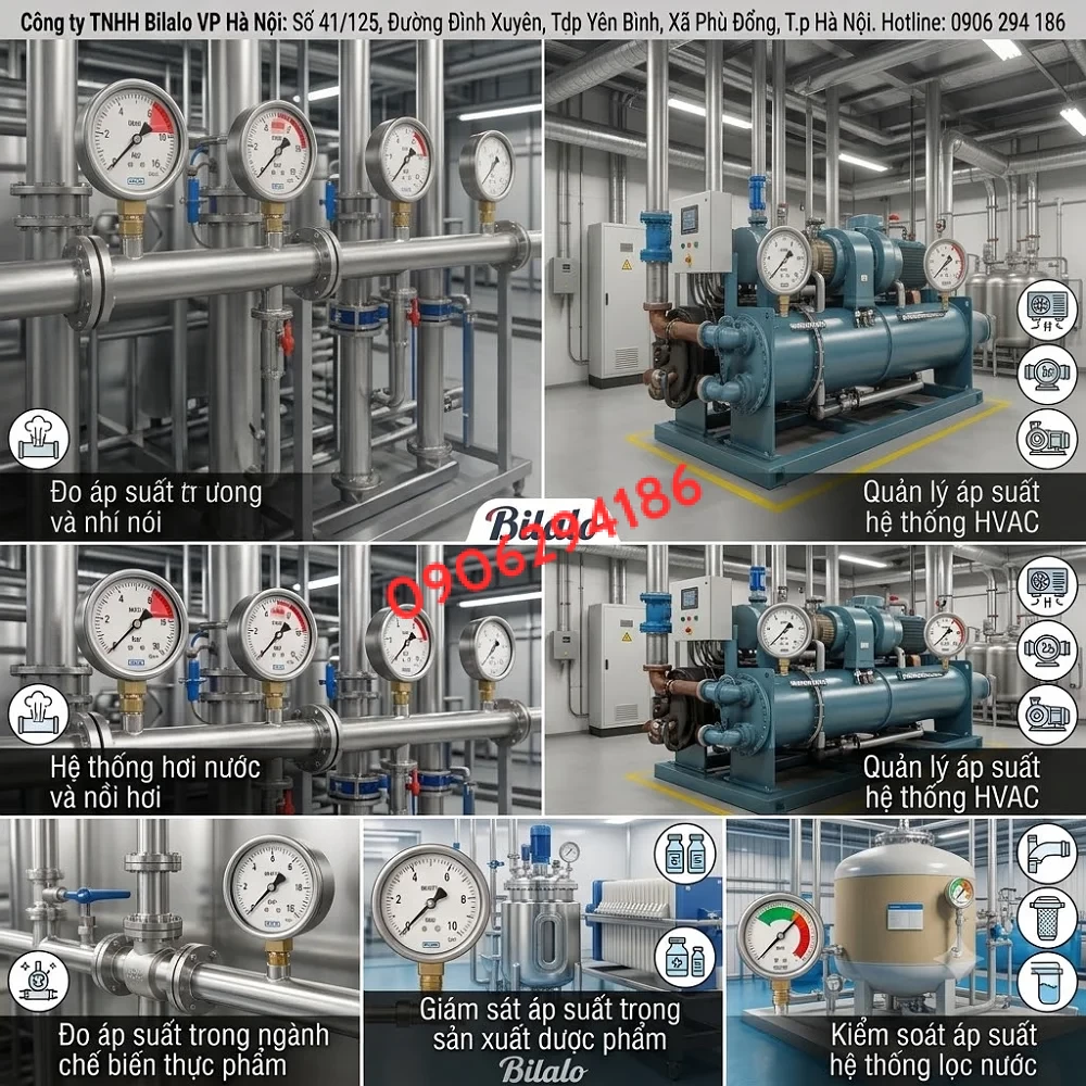 Đồng hồ áp lực WIKA – Giải pháp kiểm soát áp suất hiệu quả